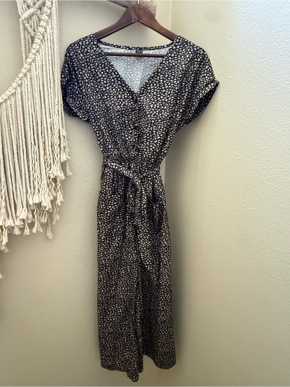 Cheetah Print Flowy Jumpsuit